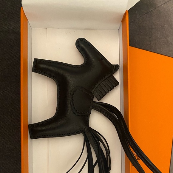 Hermès Rodeo Bag Charm - All Black - Picture 2 of 4